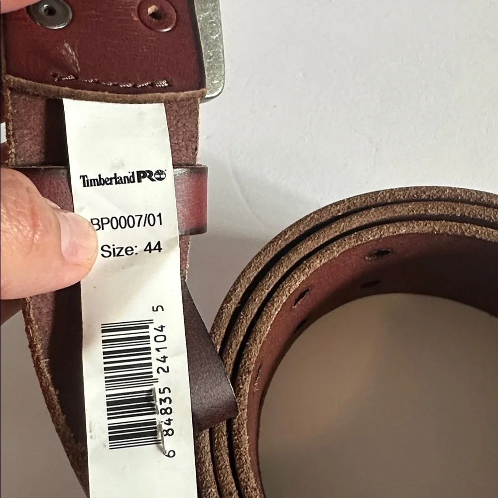 Timberland Men's Brown Leather Belt